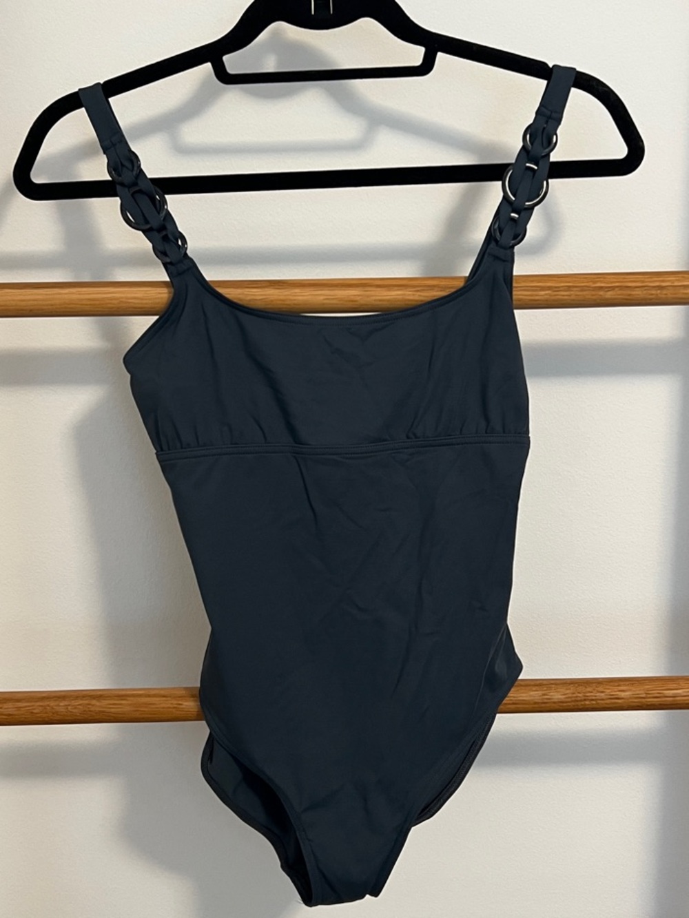 ERES Paris Black Ring Detail Strap One Piece Swimsuit (No Size Tag)
